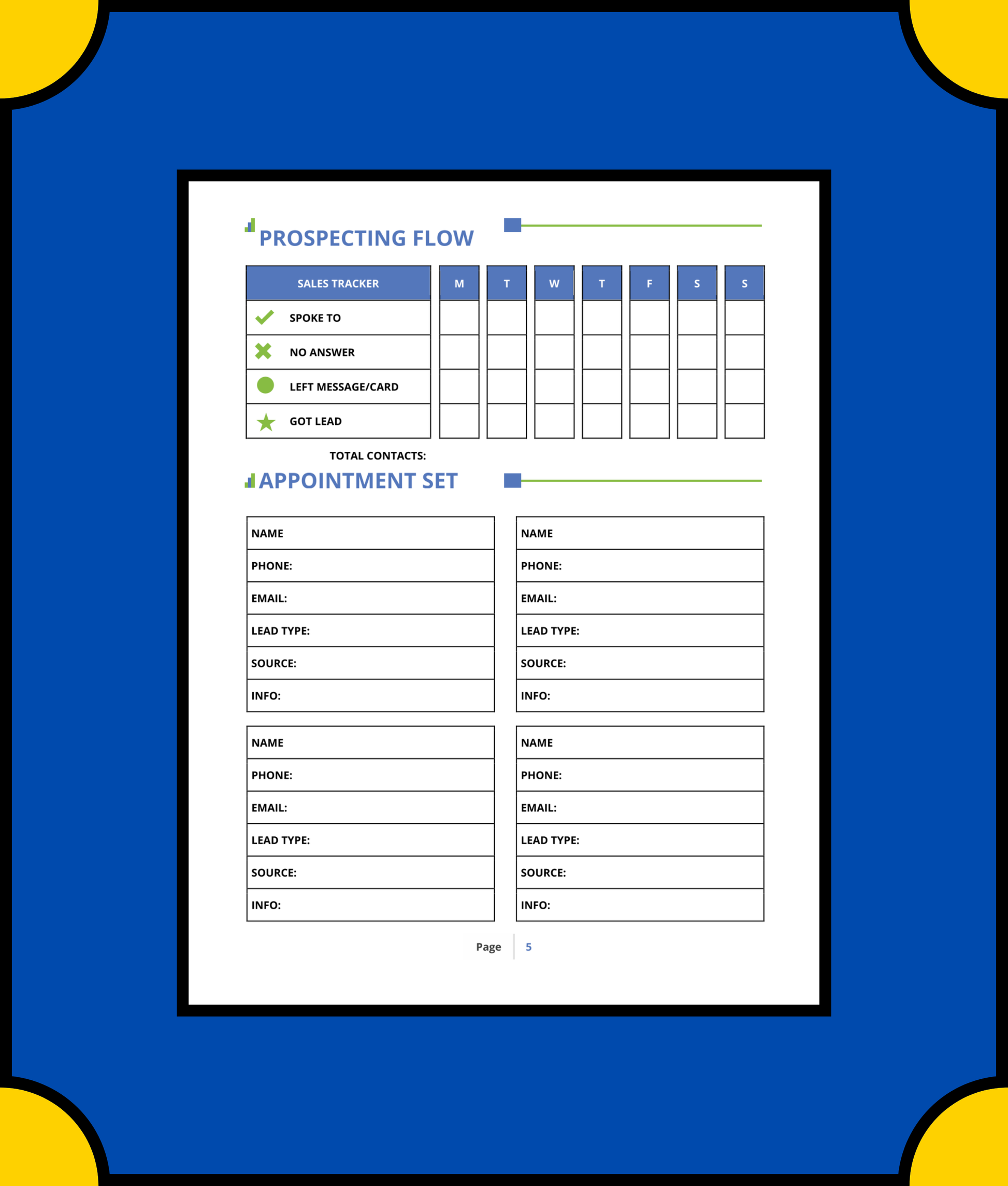 Free Real Estate Business Planner Template - Grow Your Real Estate Business