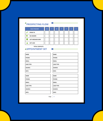 Free Real Estate Business Planner Template - Grow Your Real Estate Business