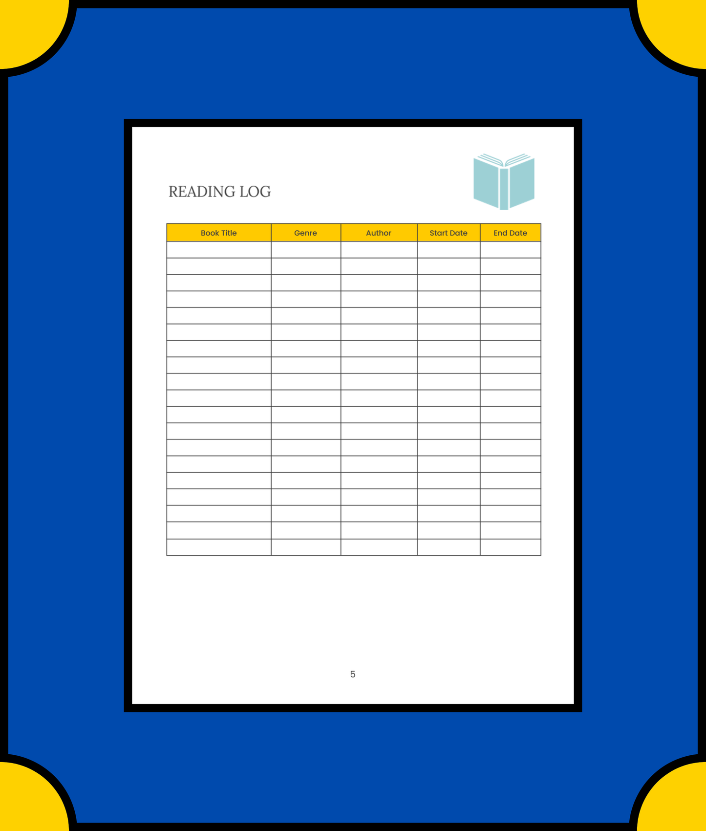 Free Non Fiction Book Planner Template - Dive Deeper into Knowledge