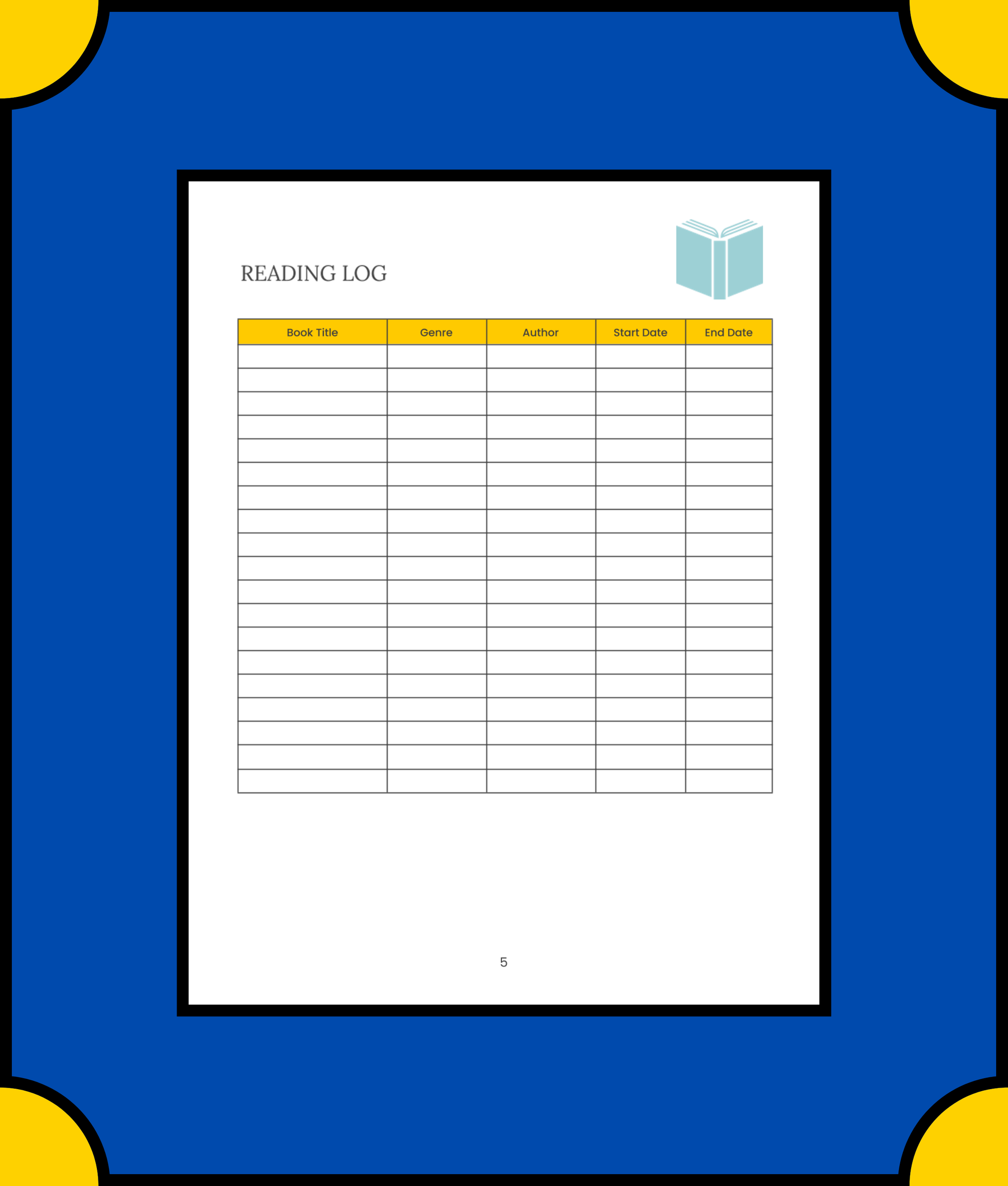 Free Non Fiction Book Planner Template - Dive Deeper into Knowledge