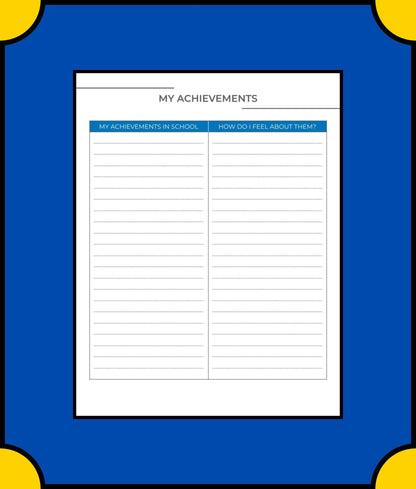 Free Middle School Student Planner Template