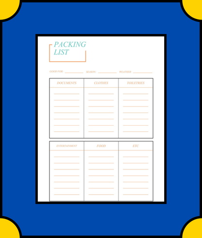 Free Monthly Travel Planner Template - Plan Your Travels with Ease