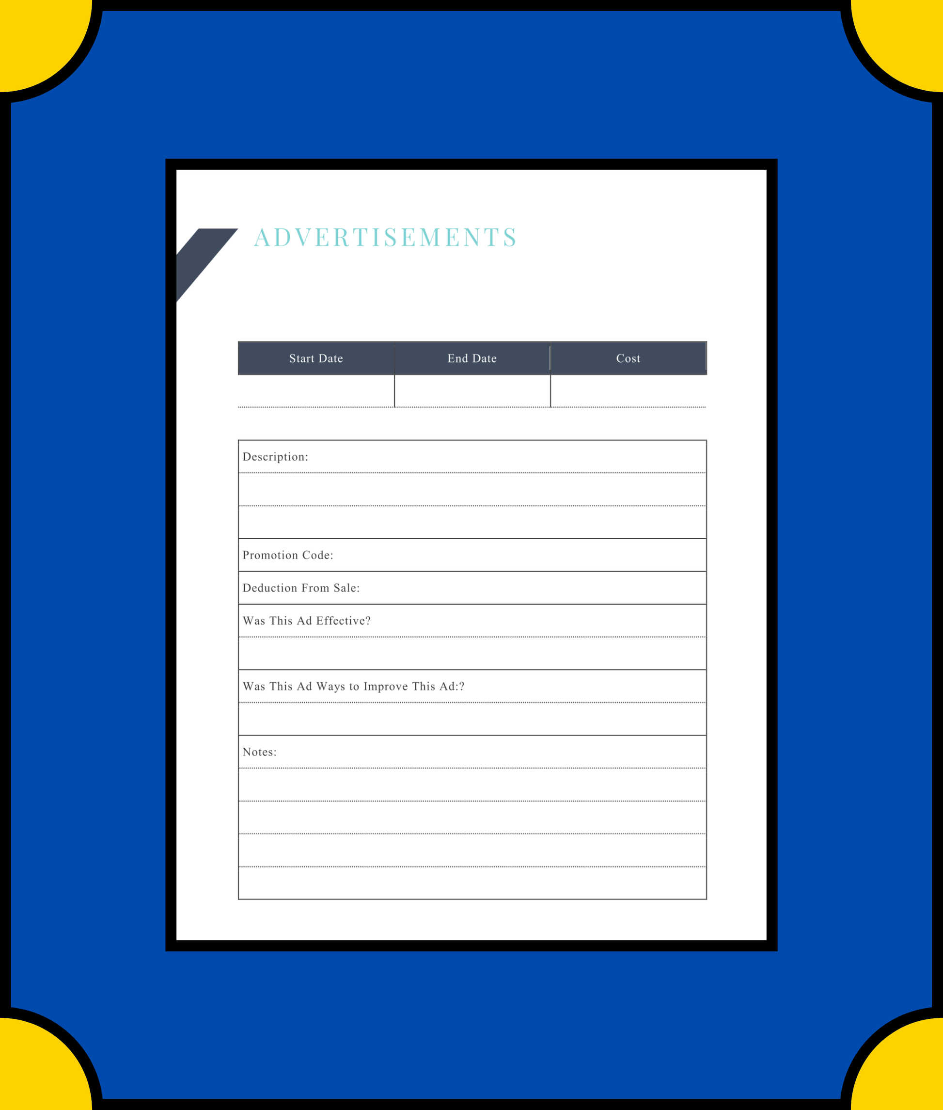 Free Direct Sales Business Planner Template - Grow Your Direct Sales Business