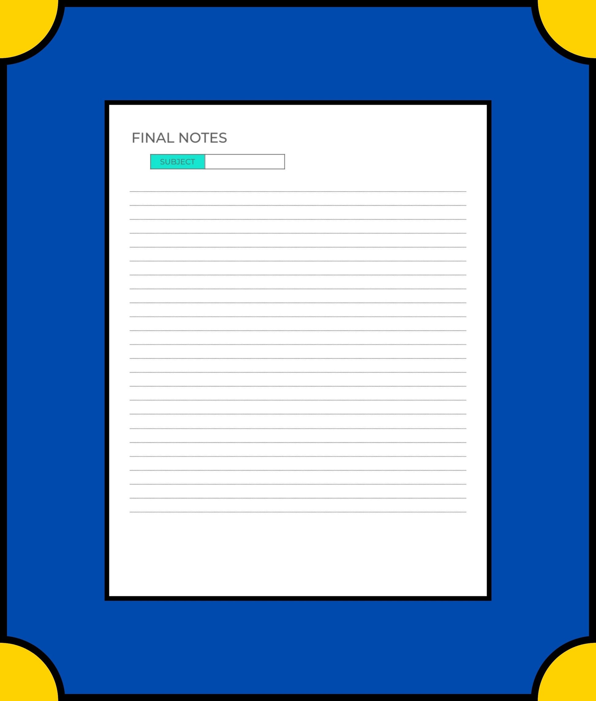 Free Grade Tracker School Planner Template