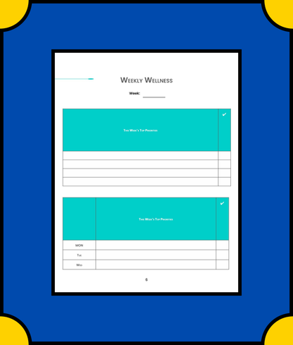 Free Digital Health Planner Template