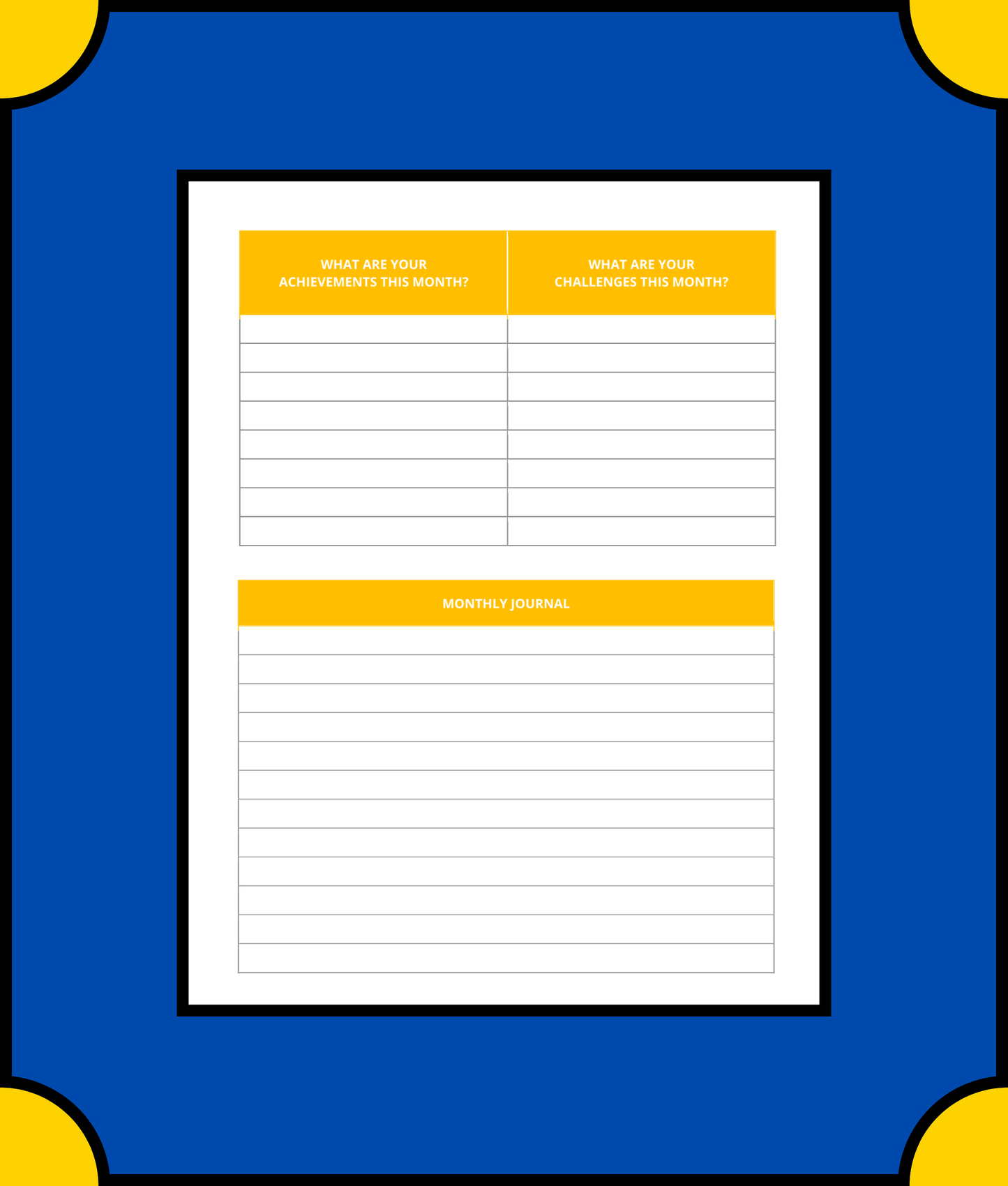 Free Monthly Diet Planner Template - Plan Your Healthy Eating for a Month