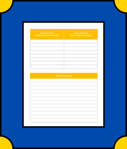 Free Monthly Diet Planner Template - Plan Your Healthy Eating for a Month