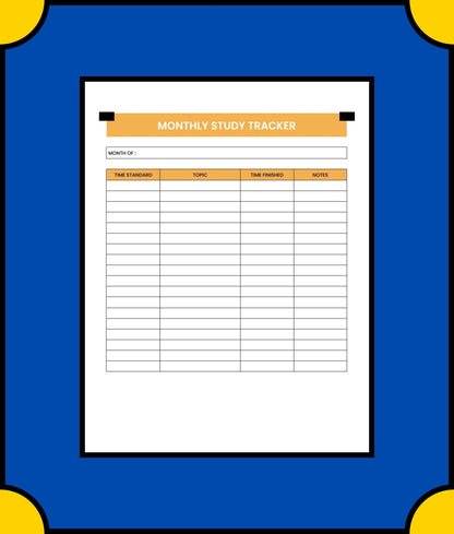 Free Weekly Student Planner Template