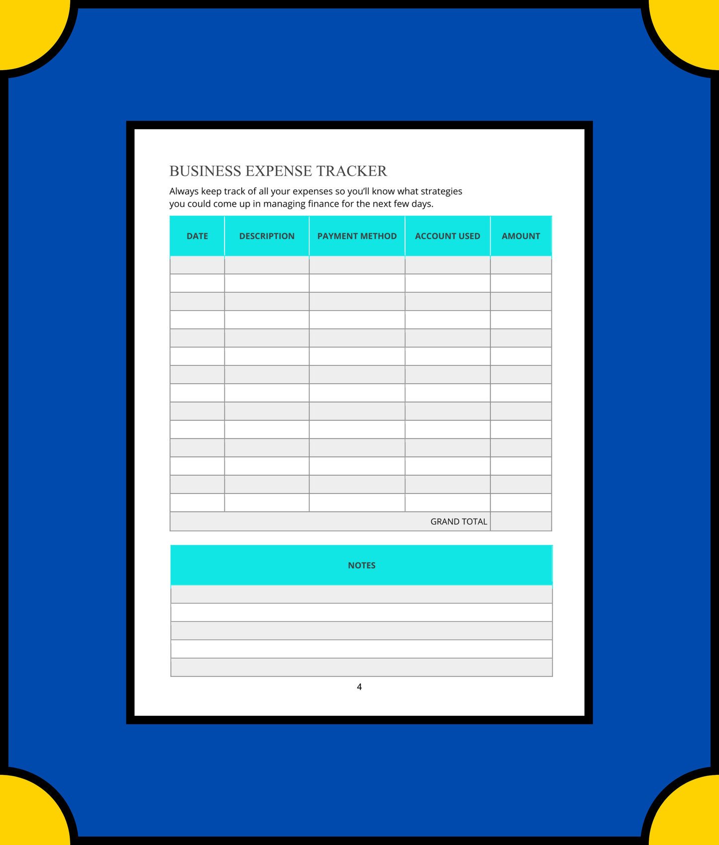 Free Virtual Assistant Business Planner Template - Plan Your Virtual Assistant Success