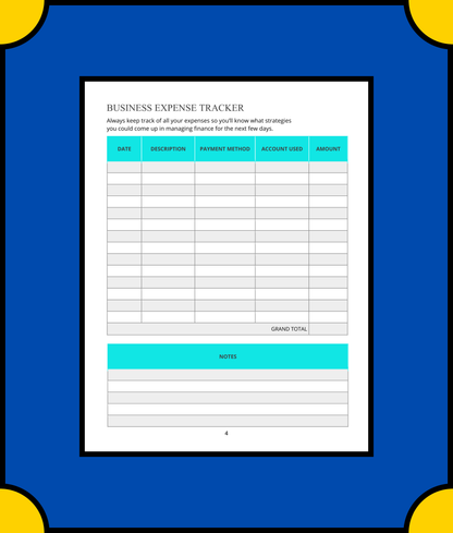 Free Virtual Assistant Business Planner Template - Plan Your Virtual Assistant Success