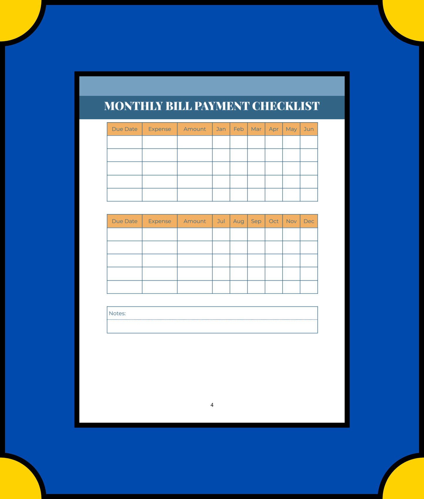 Free Monthly Budget Planner Template - Plan Your Finances