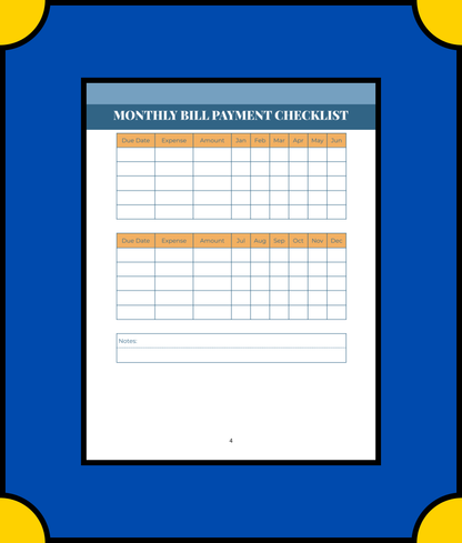 Free Monthly Budget Planner Template - Plan Your Finances