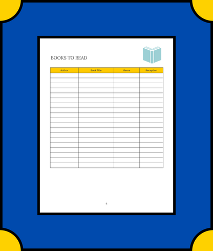 Free Non Fiction Book Planner Template - Dive Deeper into Knowledge