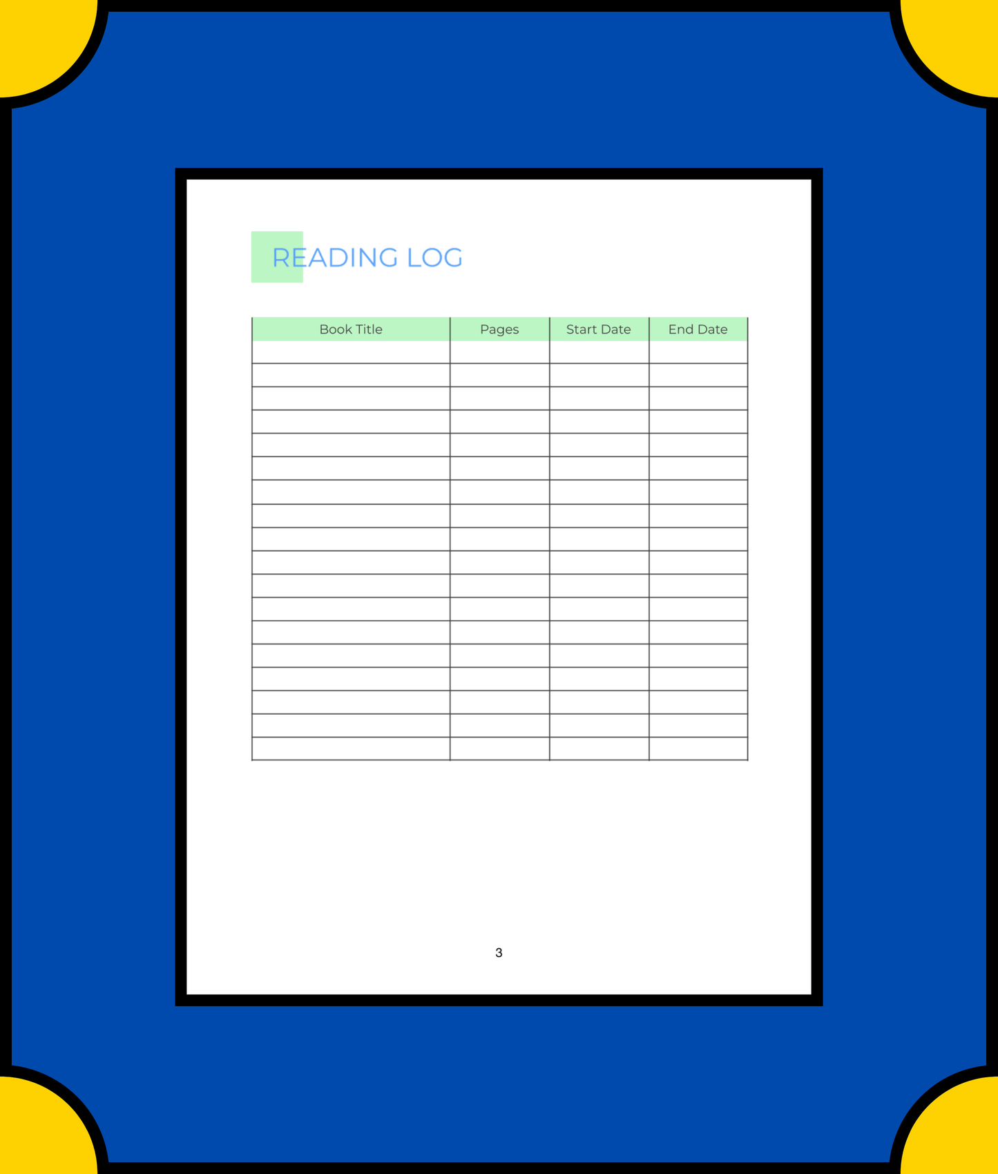 Free Digital Book Planner Template - Organize Your Reading Digitally