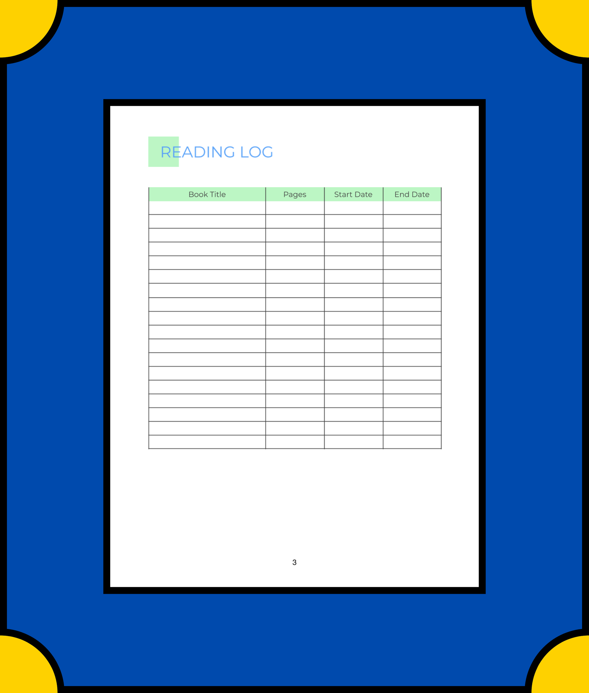 Free Digital Book Planner Template - Organize Your Reading Digitally