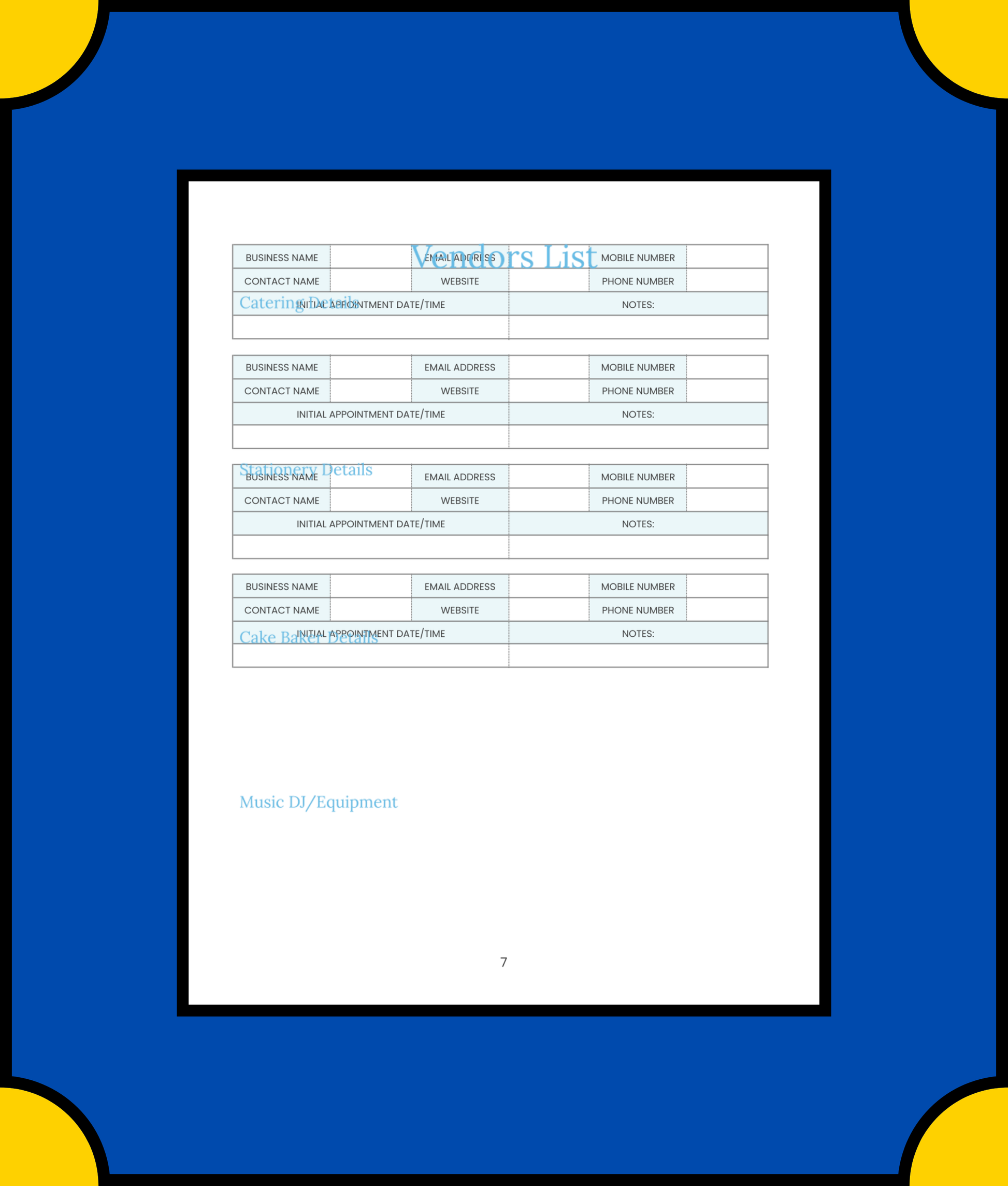 Free Gift List Baby Shower Planner Template - Organize & Track All Gifts for a Memorable Event