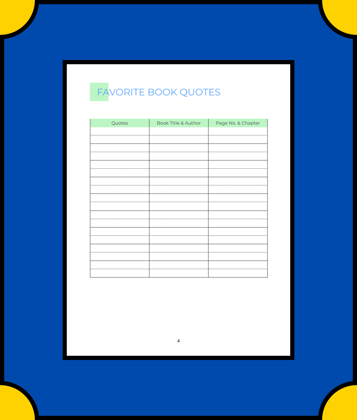 Free Digital Book Planner Template - Organize Your Reading Digitally