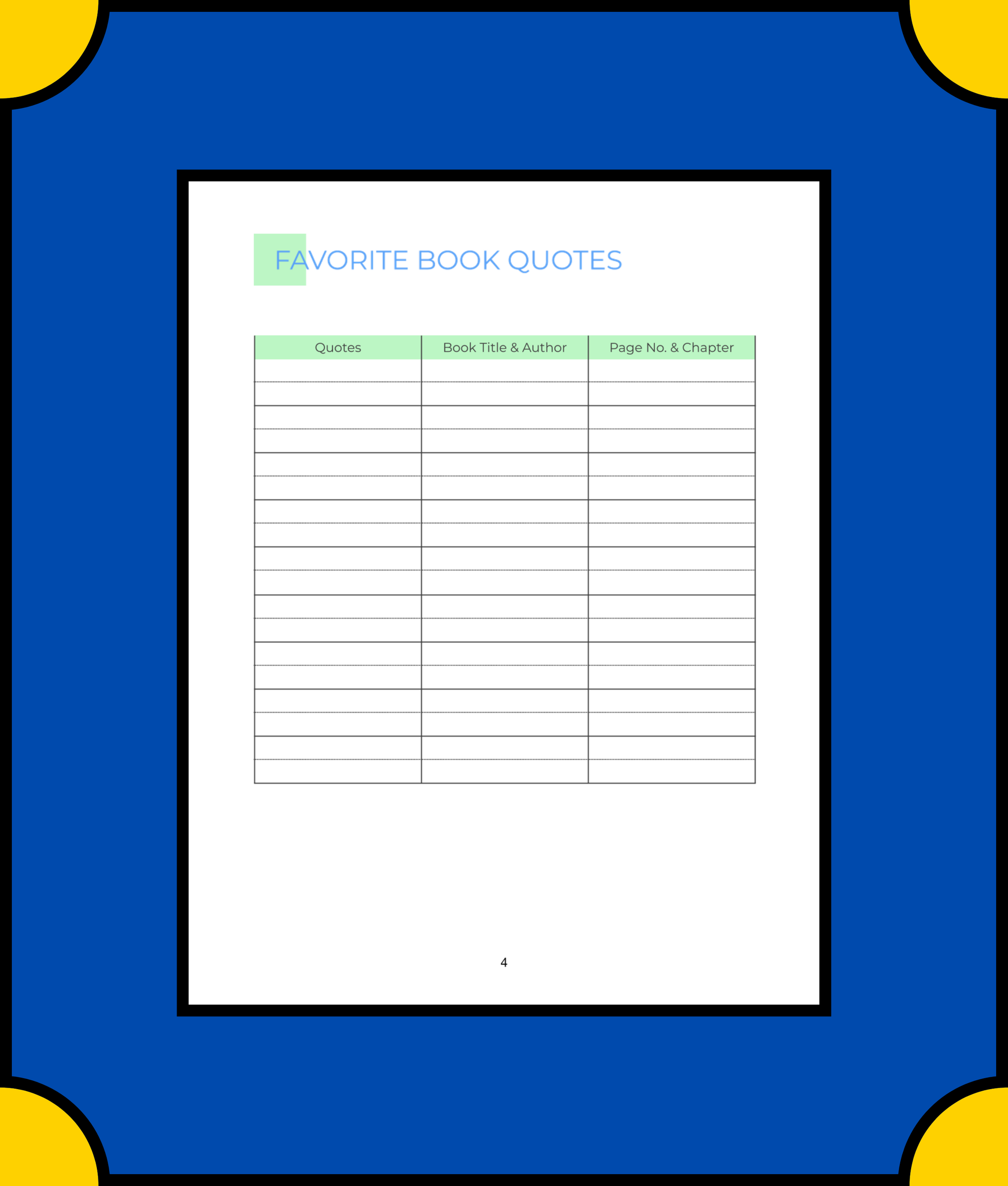 Free Digital Book Planner Template - Organize Your Reading Digitally