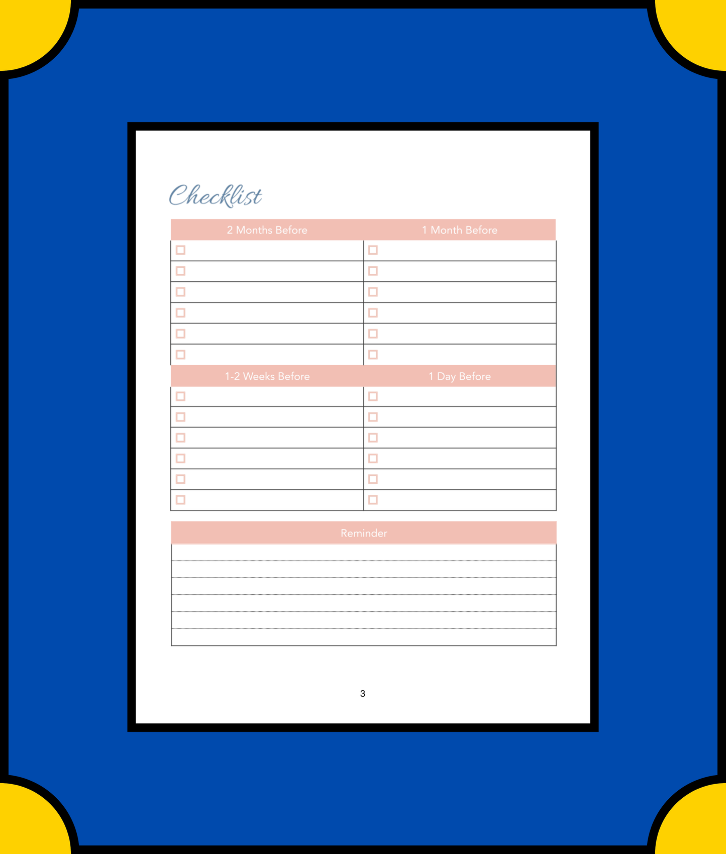 Free Floral Baby Shower Planner Template - Organize a Beautiful & Memorable Event