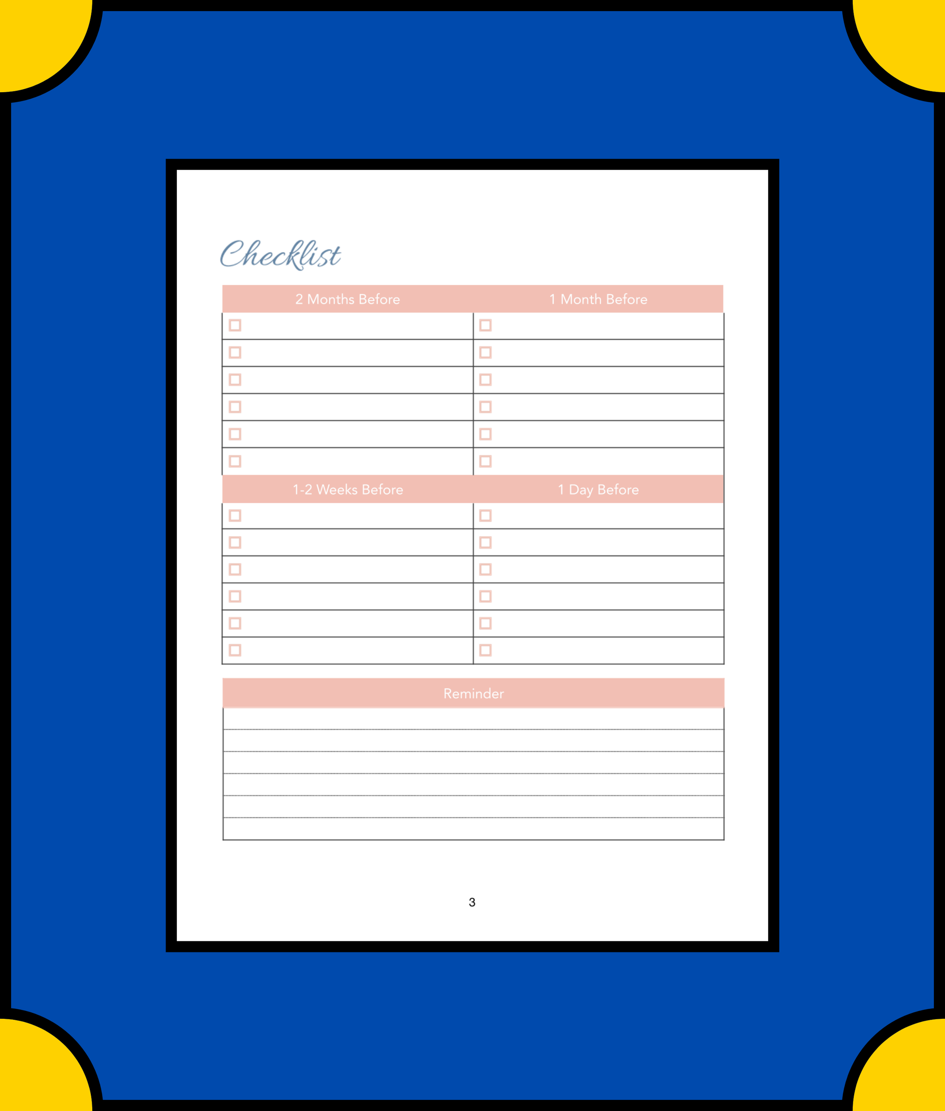 Free Floral Baby Shower Planner Template - Organize a Beautiful & Memorable Event