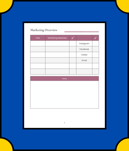 Free Hotel Business Planner Template - Manage Your Hotel Effectively