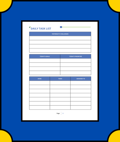 Free Real Estate Business Planner Template - Grow Your Real Estate Business