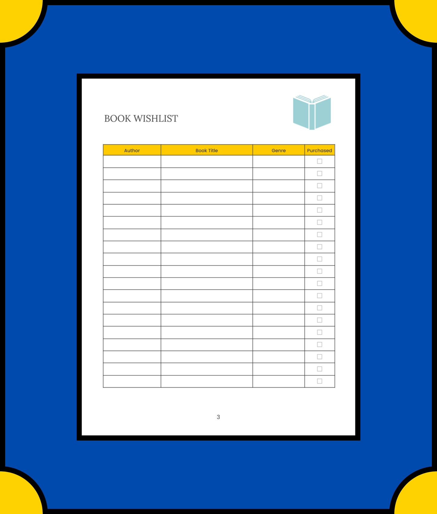 Free Non Fiction Book Planner Template - Dive Deeper into Knowledge