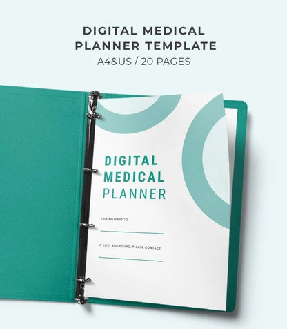 Free Digital Medical Planner Template