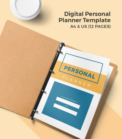 Free Digital Personal Planner Template