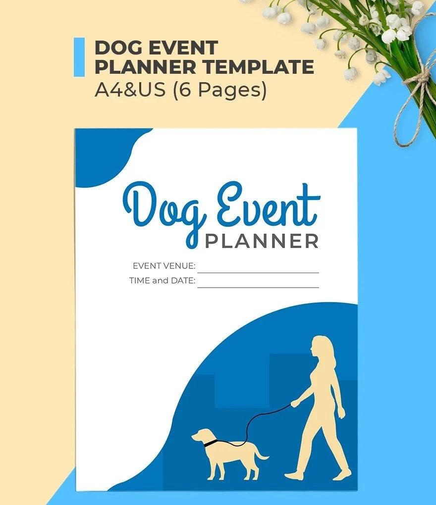 Free Dog Event Planner Template