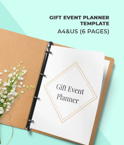 Free Gift Event Planner Template