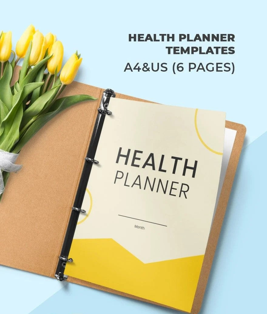 Free Health Planner Template