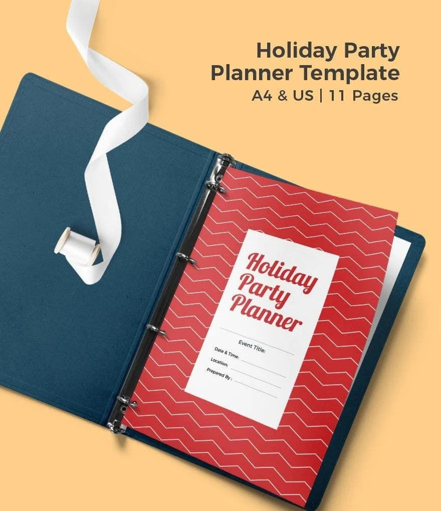 Free Holiday Party Planner Template