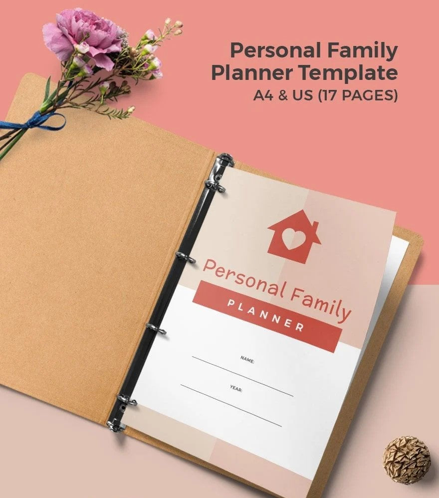 Free Personal Family Planner Template