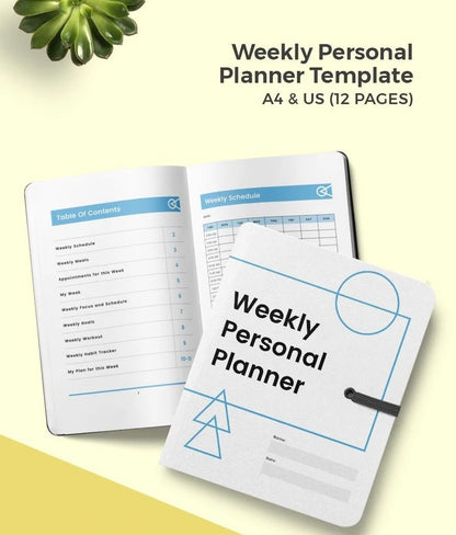 Free Weekly Personal Planner Template